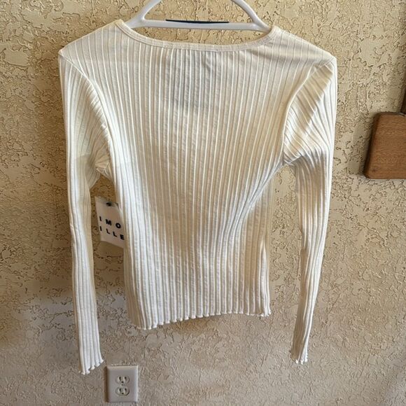 NWT Simon Miller Kai Cutout Top in Macadamia - Picture 6 of 14